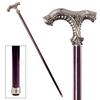 Design Toscano The Padrone Collection: Classic Ornate Pewter Walking Stick PA6000